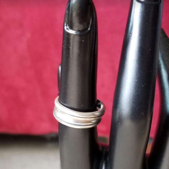 Two Silver Stackable Rings - Picture 3 of 5